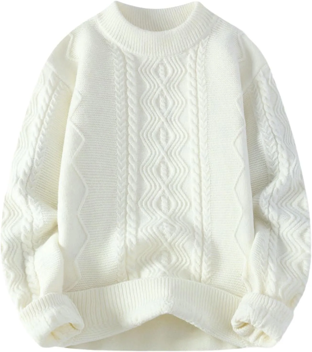 Мужской осенне-зимний вязаный свитер с длинным рукавом MUFURONG
Мужской осенне-зимний вязаный свитер с длинным рукавом MUFURONG