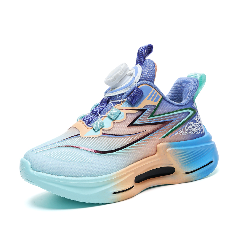 Кроссовки для бега для детей с низким верхом, противоскользящие, устойчивые к истиранию и отскоку ZHULE, синий/оранжевый 
Кроссовки для бега для детей с низким верхом, противоскользящие, устойчивые к истиранию и отскоку ZHULE, синий/оранжевый