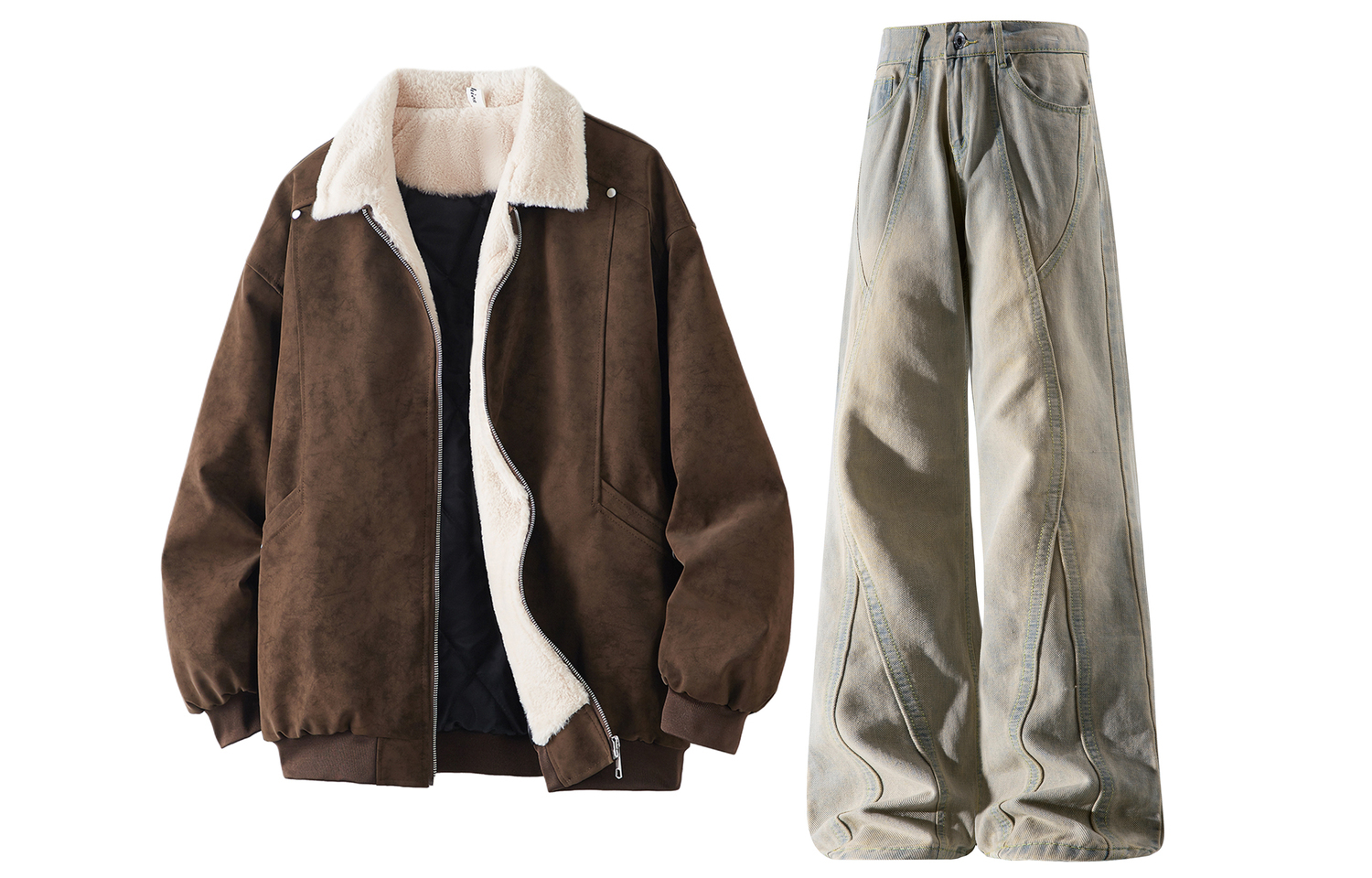 Повседневный спортивный свитшот унисекс с круглым вырезом, утепленный и с флисовой подкладкой X1617, coffee jacket+желтый mud pants
Повседневный спортивный свитшот унисекс с круглым вырезом, утепленный и с флисовой подкладкой X1617, coffee jacket+желтый mud pants