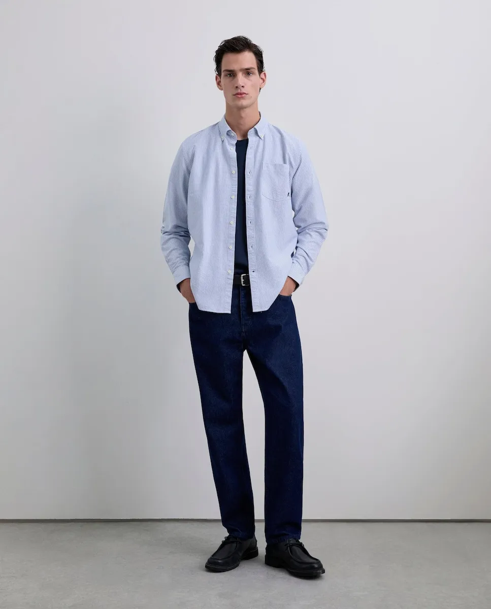 Мужская хлопковая рубашка классического кроя Scalpers, светло-голубой
Мужская хлопковая рубашка классического кроя Scalpers, светло-голубой