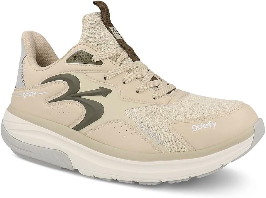 Кроссовки Gravity Defyer g-defy Energiya для мужчин | Удобная ортопедическая обувь для длительного стояния | Запатентованная технология VersoShock | Широкий носок, коричневый/бежевый
Кроссовки Gravity Defyer g-defy Energiya для мужчин | Удобная ортопедическая обувь для длительного стояния | Запатентованная технология VersoShock | Широкий носок, коричневый/бежевый