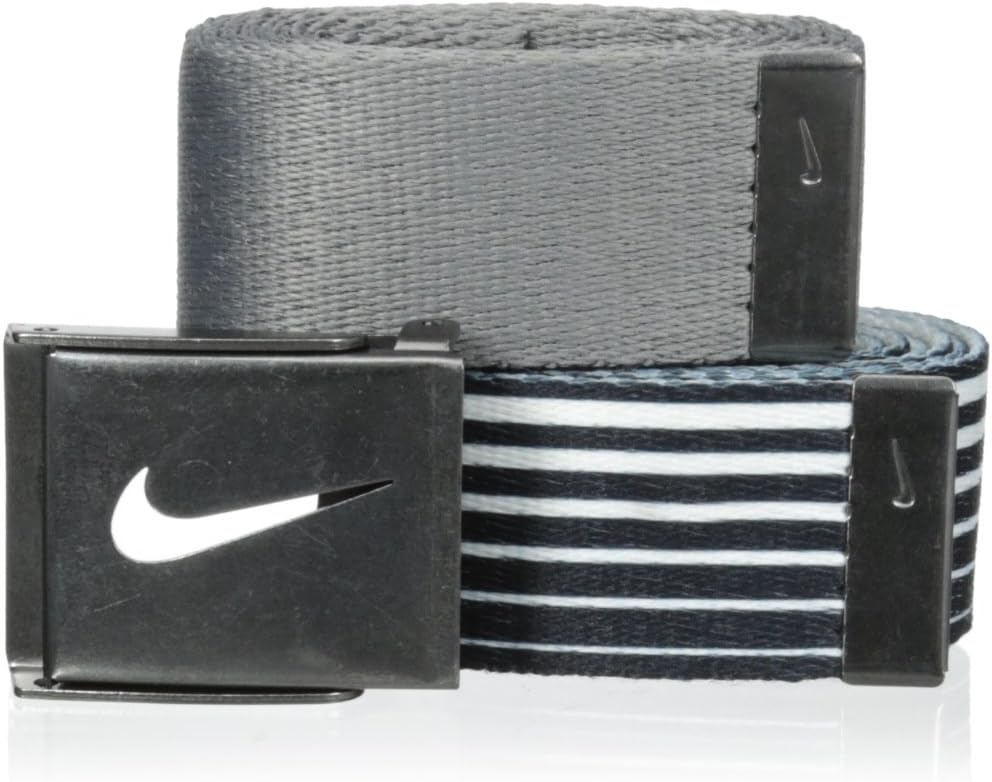 Мужской ремень Nike 2-в-1 Web Tin в полоску, Black
Мужской ремень Nike 2-в-1 Web Tin в полоску, Black