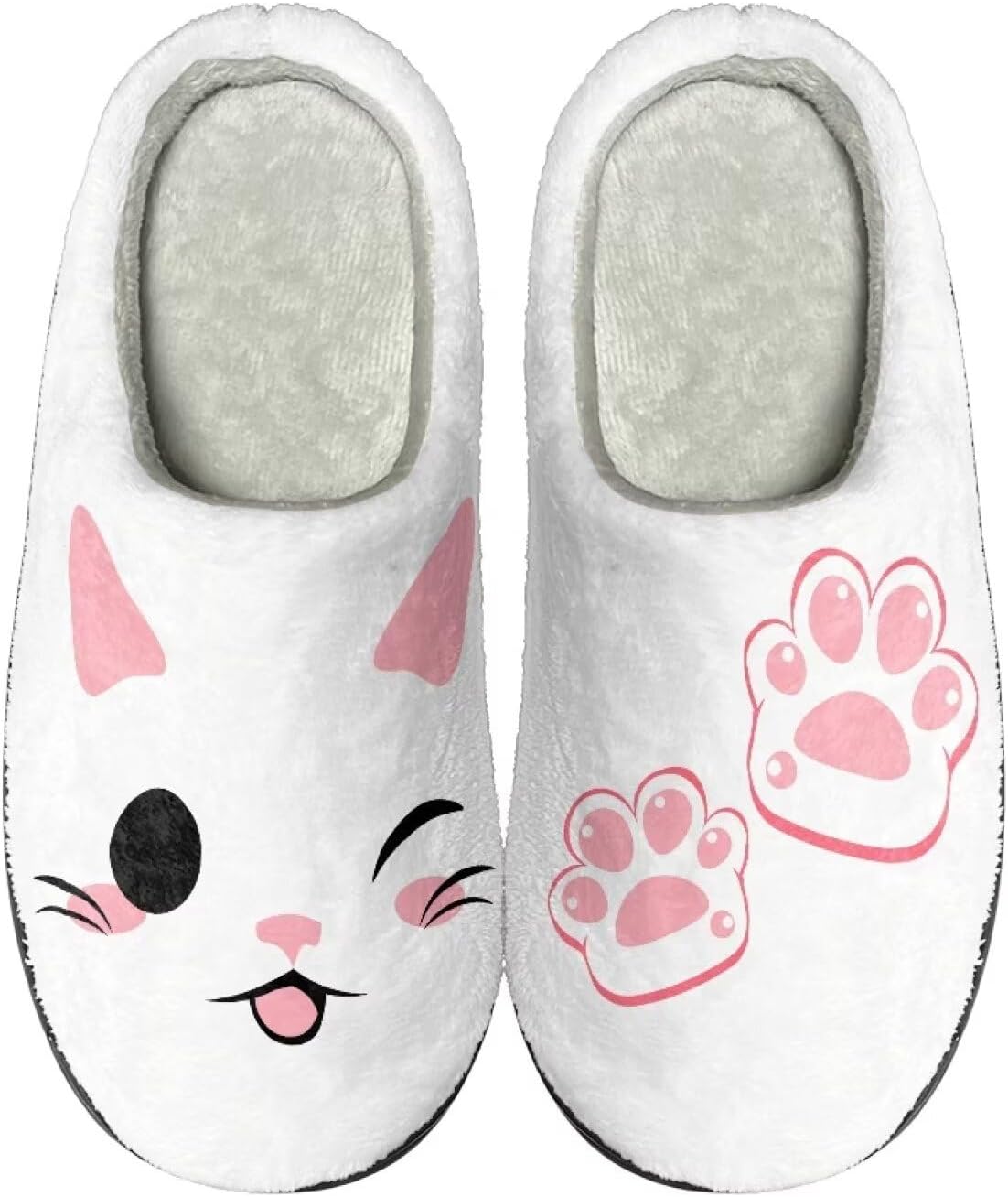 Мультяшные тапочки Howilath из флиса для мужчин и женщин, антискользящие, теплые и дышащие, размеры-2XL, белый
Мультяшные тапочки Howilath из флиса для мужчин и женщин, антискользящие, теплые и дышащие, размеры-2XL, белый