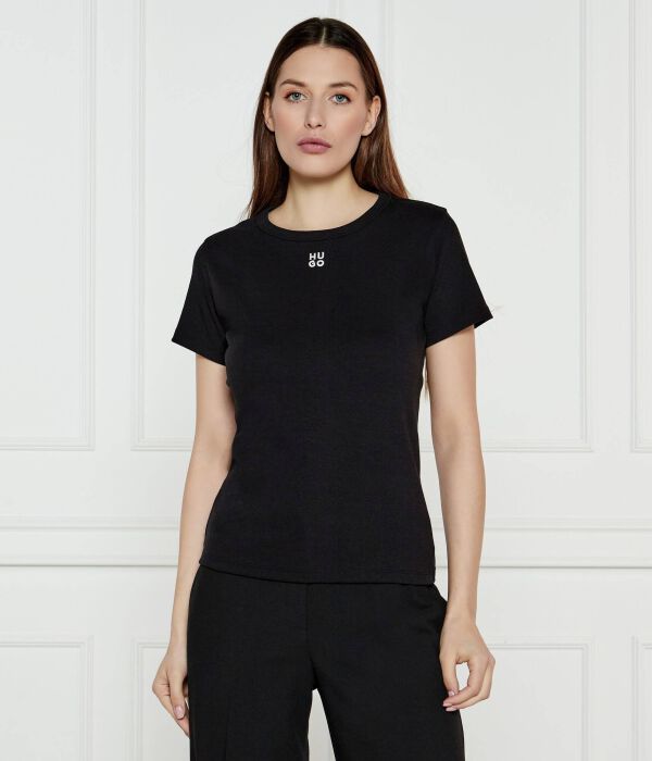 Футболка женская Hugo с круглым вырезом, черный
Футболка женская Hugo с круглым вырезом, черный