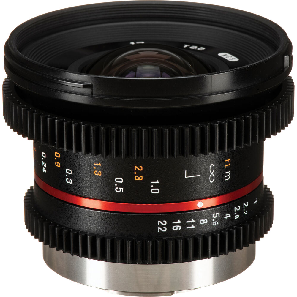 Кинообъектив Rokinon 12 мм T2.2 для крепления Micro Four Thirds
Кинообъектив Rokinon 12 мм T2.2 для крепления Micro Four Thirds