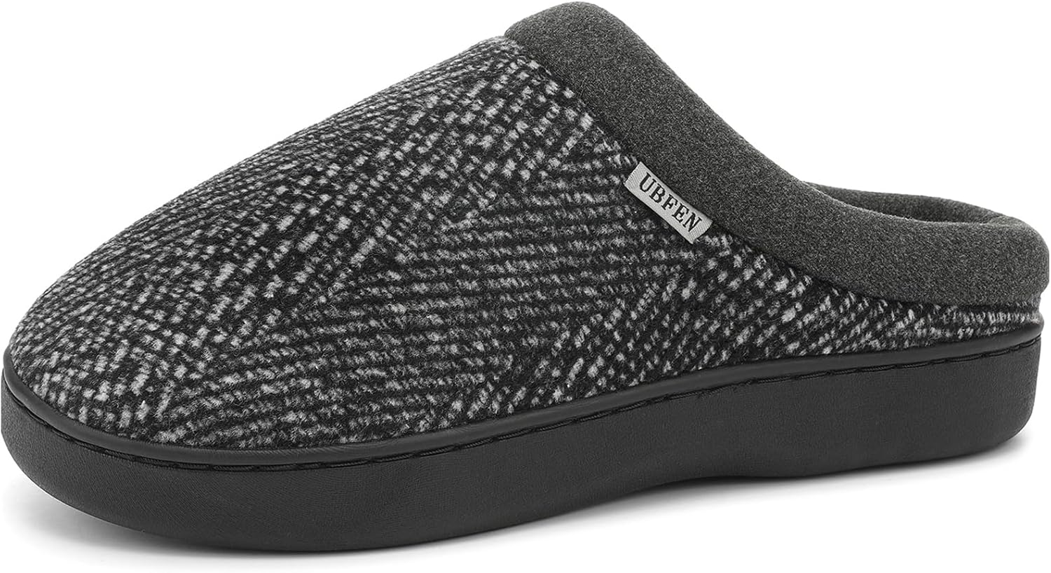 Мужские тапочки UBFEN для дома и спальни с мемори-пенной стелькой, легкие, без застежек, подходят для улицы, черный
Мужские тапочки UBFEN для дома и спальни с мемори-пенной стелькой, легкие, без застежек, подходят для улицы, черный