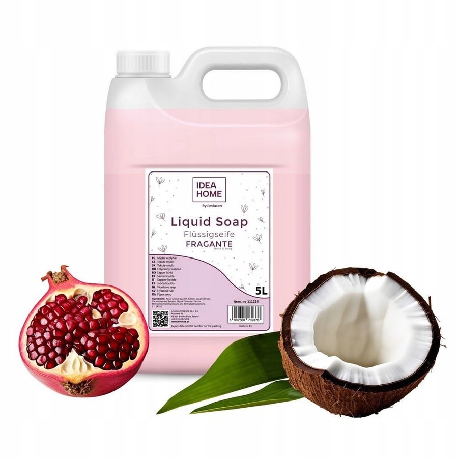 ЖИДКОЕ МЫЛО Idea Home FRAGANTE 5л ГРАНАТ кремовое
ЖИДКОЕ МЫЛО Idea Home FRAGANTE 5л ГРАНАТ кремовое