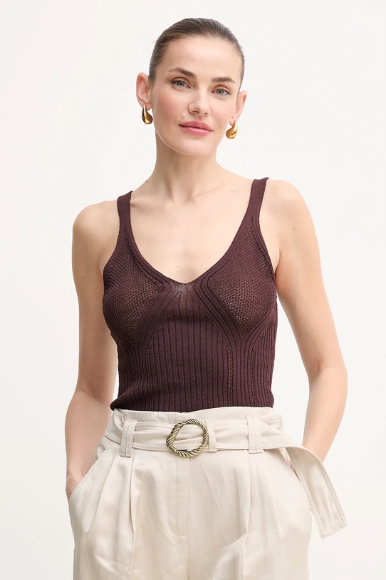 Топ Twinset, коричневый
Топ Twinset, коричневый