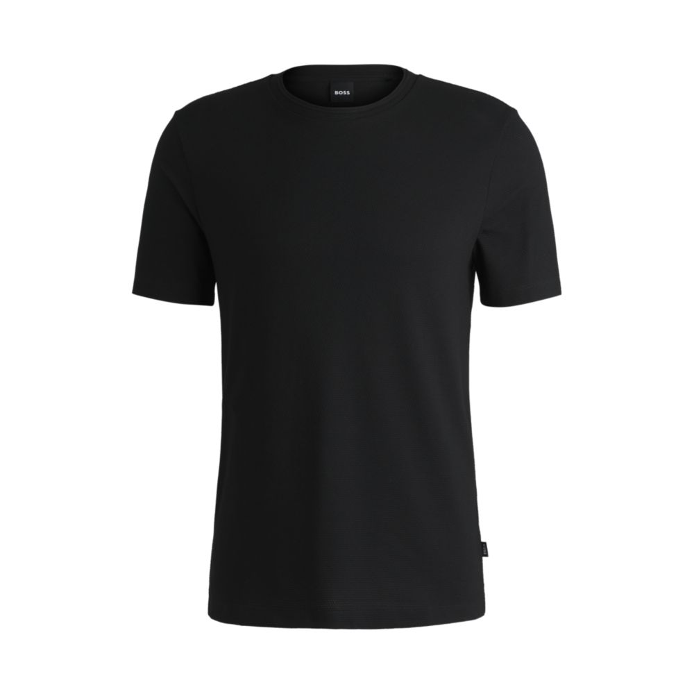 Футболка с пузырчато-жаккардовой структурой BOSS, черный
Футболка с пузырчато-жаккардовой структурой BOSS, черный