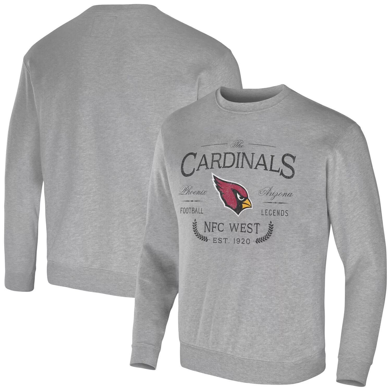 Мужской свитшот из коллекции NFL x Darius Rucker от Fanatics Heather Grey Arizona Cardinals
Мужской свитшот из коллекции NFL x Darius Rucker от Fanatics Heather Grey Arizona Cardinals