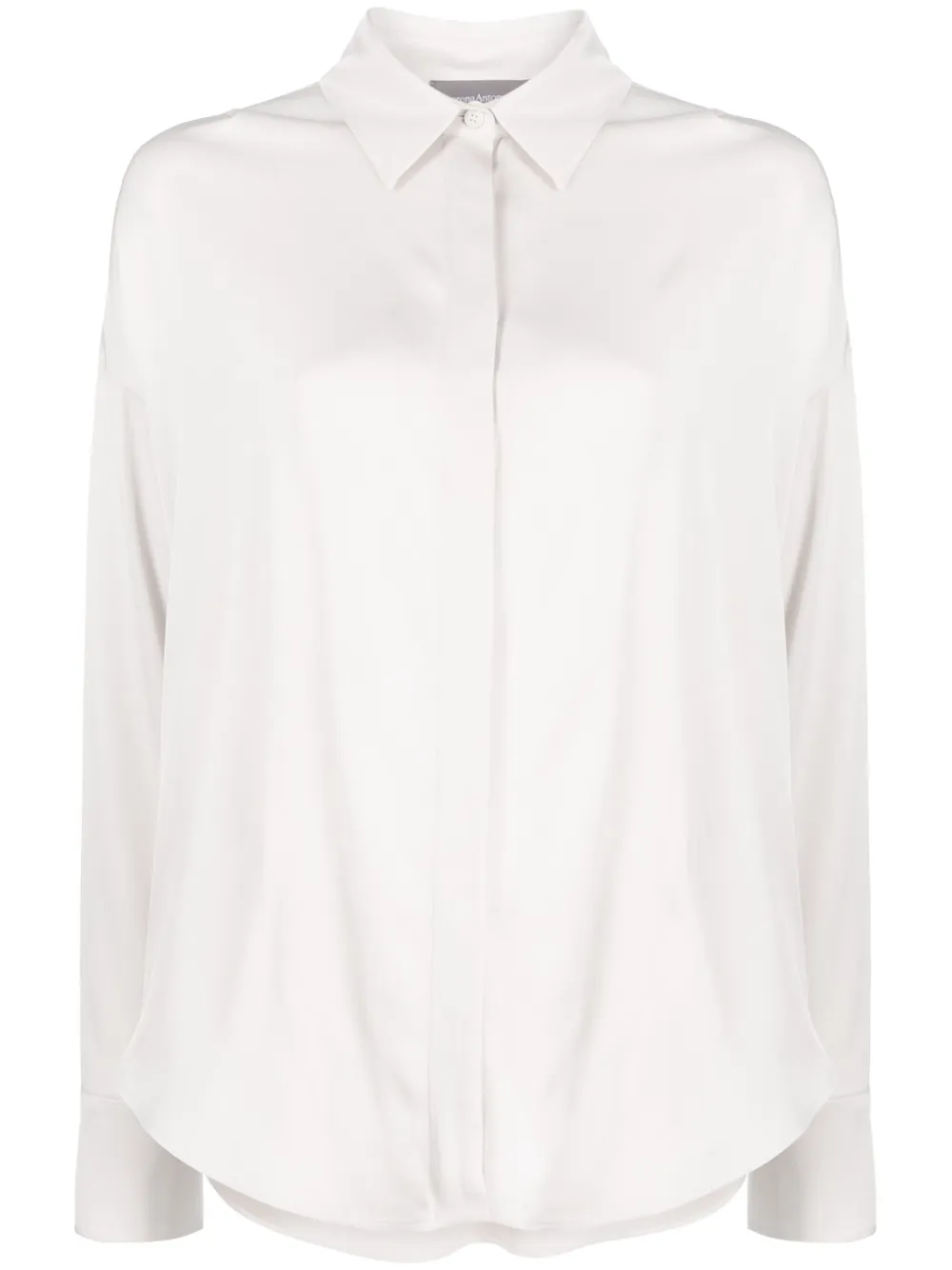 Рубашка с потайной застежкой Lorena Antoniazzi, серый
Рубашка с потайной застежкой Lorena Antoniazzi, серый