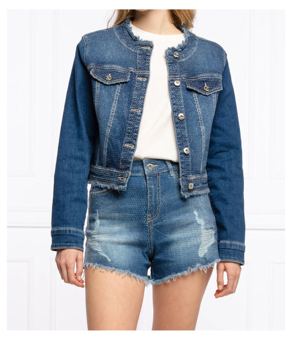 Куртка Twinset Actitude джинсовая с необработанным воротником, синий
Куртка Twinset Actitude джинсовая с необработанным воротником, синий