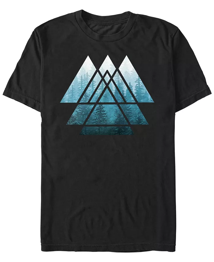 Мужская футболка с коротким рукавом Sacred Geometry Triangles Misty Forest Design By Humans, черный
Мужская футболка с коротким рукавом Sacred Geometry Triangles Misty Forest Design By Humans, черный