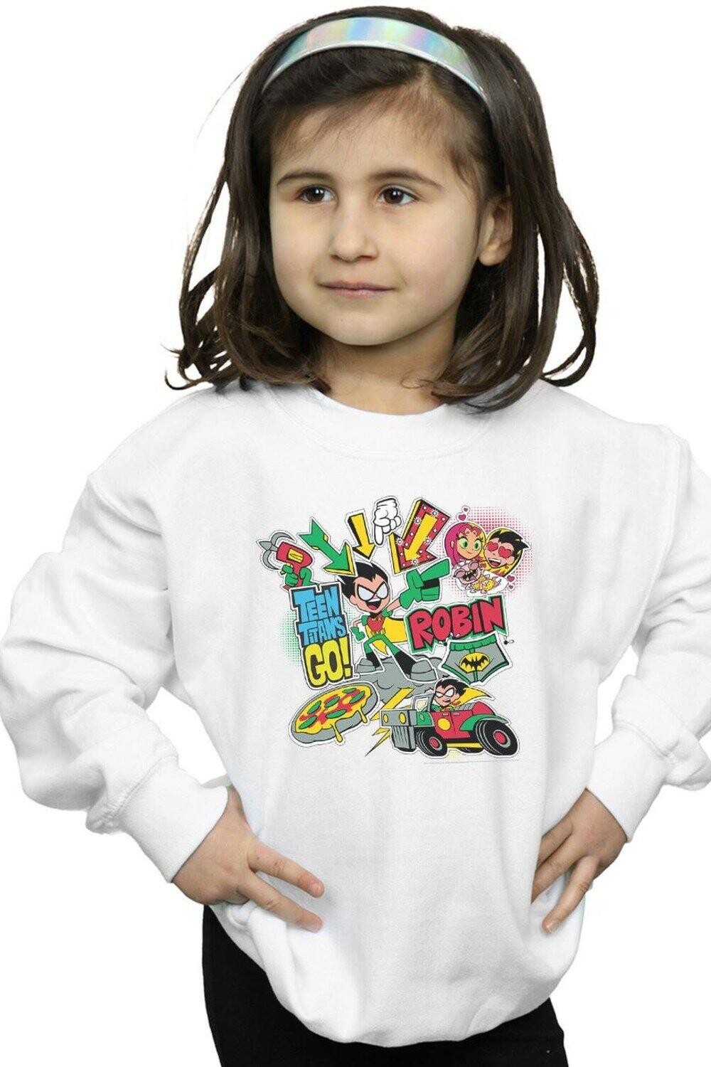 Толстовка Teen Titans Go Robin Montage DC Comics, белый
Толстовка Teen Titans Go Robin Montage DC Comics, белый