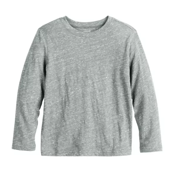 Мальчиковая футболка с длинным рукавом Essential Texture, 4-12 лет Jumping Beans, серый
Мальчиковая футболка с длинным рукавом Essential Texture, 4-12 лет Jumping Beans, серый