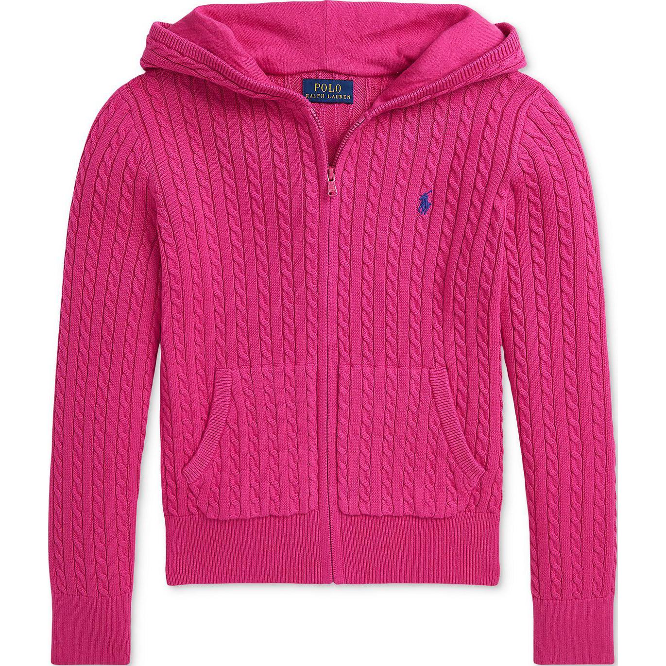Поло пони с вышивкой кардиган на молнии Polo Ralph Lauren, розовый
Поло пони с вышивкой кардиган на молнии Polo Ralph Lauren, розовый