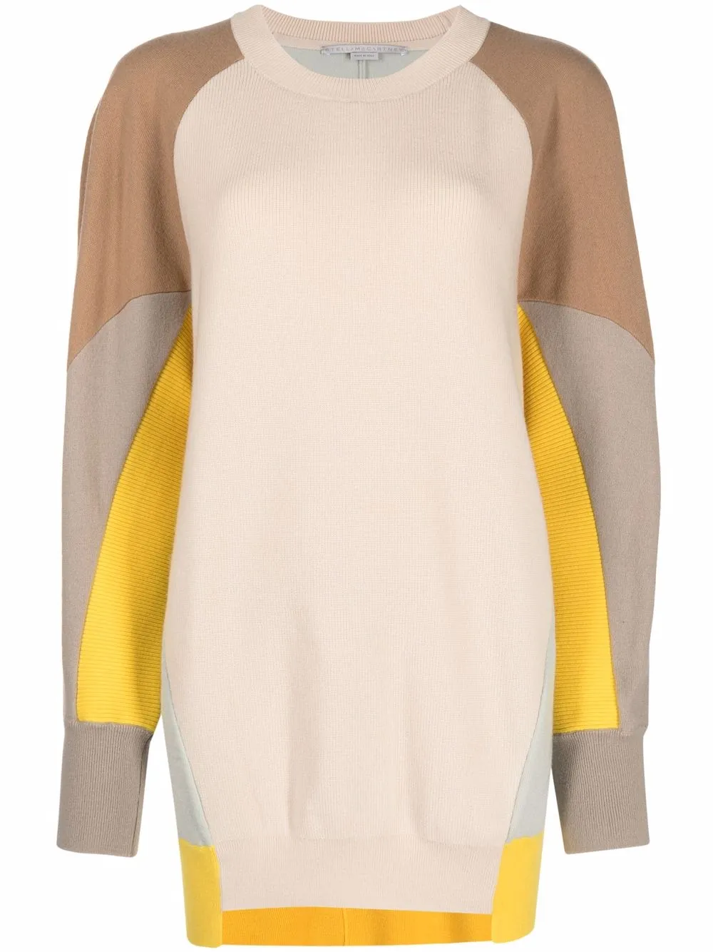 Шерстяной джемпер с контрастными вставками STELLA MCCARTNEY, нейтральный
Шерстяной джемпер с контрастными вставками STELLA MCCARTNEY, нейтральный
