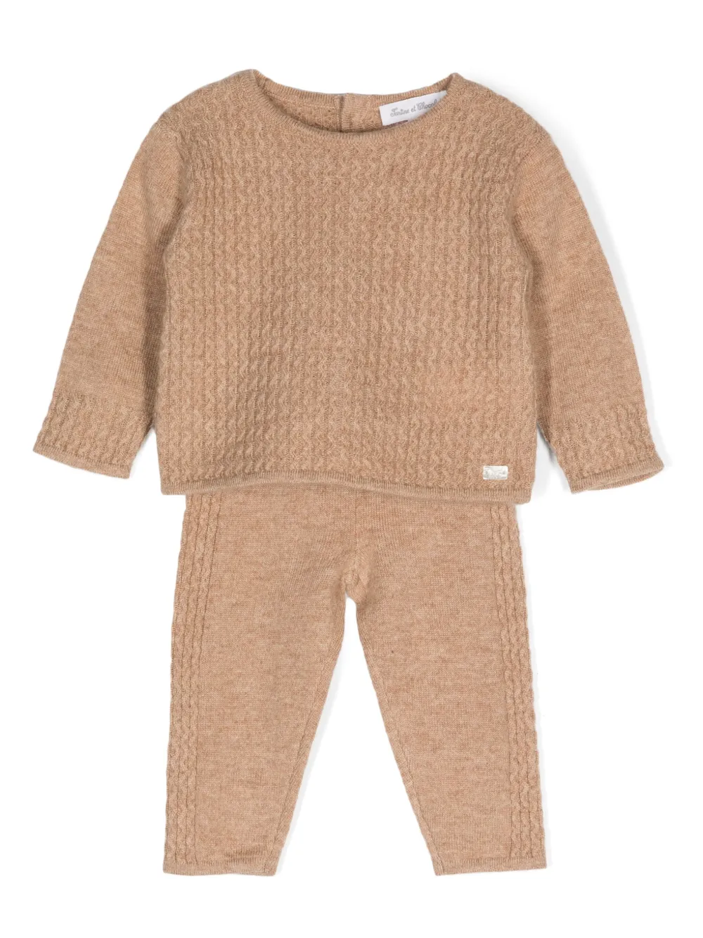 Трикотажный комплект с брюками Tartine Et Chocolat, нейтральный
Трикотажный комплект с брюками Tartine Et Chocolat, нейтральный