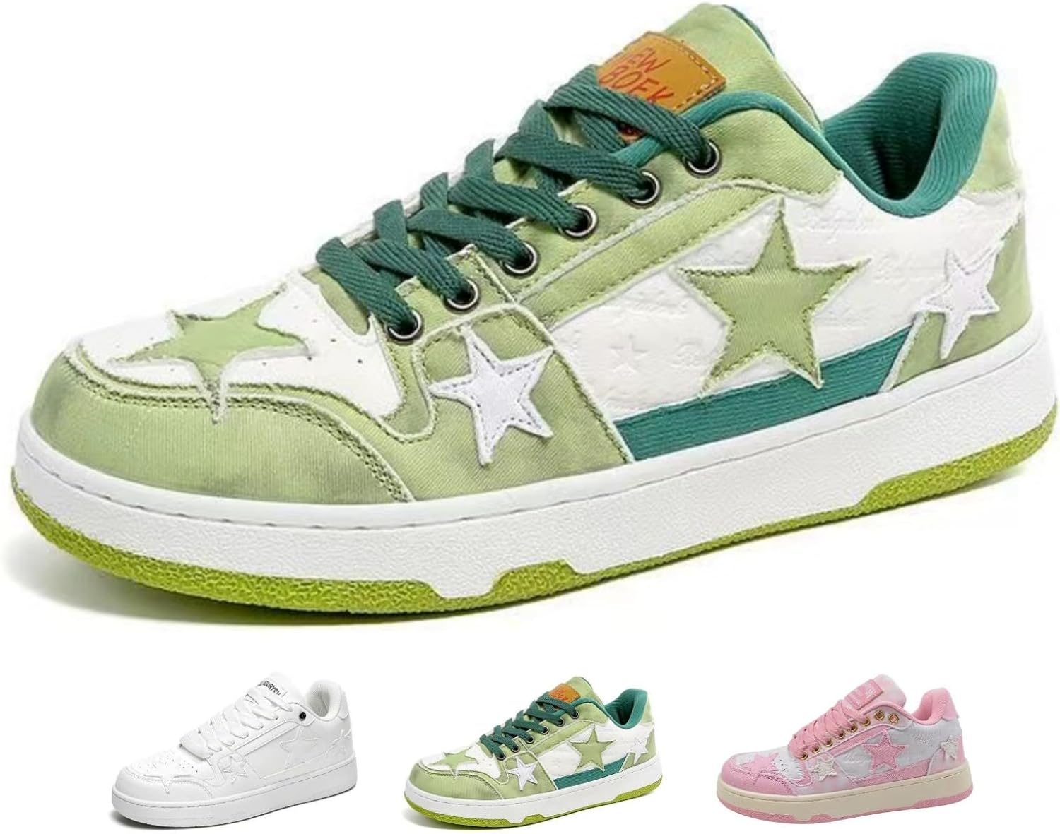 Женские и мужские кроссовки MACEFIL в стиле Y2K с звездным принтом, массивной подошвой, ретро, модные, стильные, повседневные с шнуровкой, обувь для улицы, зеленый
Женские и мужские кроссовки MACEFIL в стиле Y2K с звездным принтом, массивной подошвой, ретро, модные, стильные, повседневные с шнуровкой, обувь для улицы, зеленый