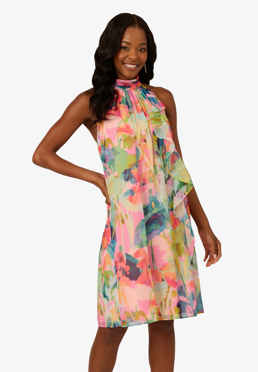 Повседневное платье HALTER SHEATH Adrianna Papell, мультиколор
Повседневное платье HALTER SHEATH Adrianna Papell, мультиколор