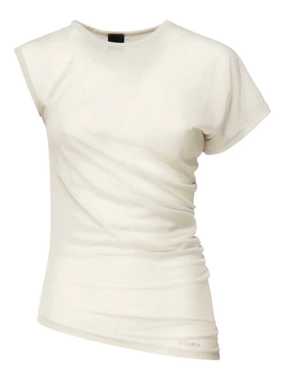 Драпированный топ с асимметричными рукавами PINKO, нейтральный
Драпированный топ с асимметричными рукавами PINKO, нейтральный