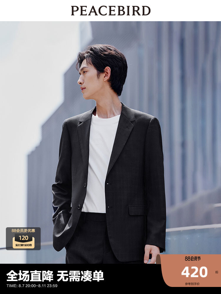 Костюм мужской Peacebird классический, черный
Костюм мужской Peacebird классический, черный