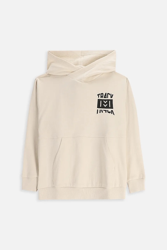 Детская хлопковая толстовка Coccodrillo, бежевый
Детская хлопковая толстовка Coccodrillo, бежевый