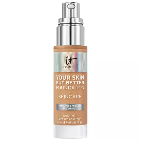 Ваша кожа, но лучше тональный крем + уход за кожей It Cosmetics, цвет tan cool 40
Ваша кожа, но лучше тональный крем + уход за кожей It Cosmetics, цвет tan cool 40