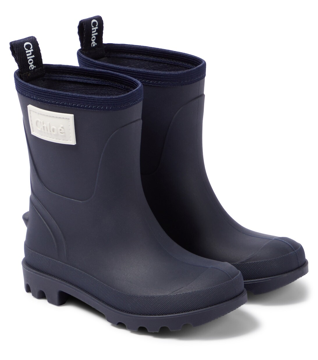 Резиновые сапоги с логотипом Chloé, синий
Резиновые сапоги с логотипом Chloé, синий