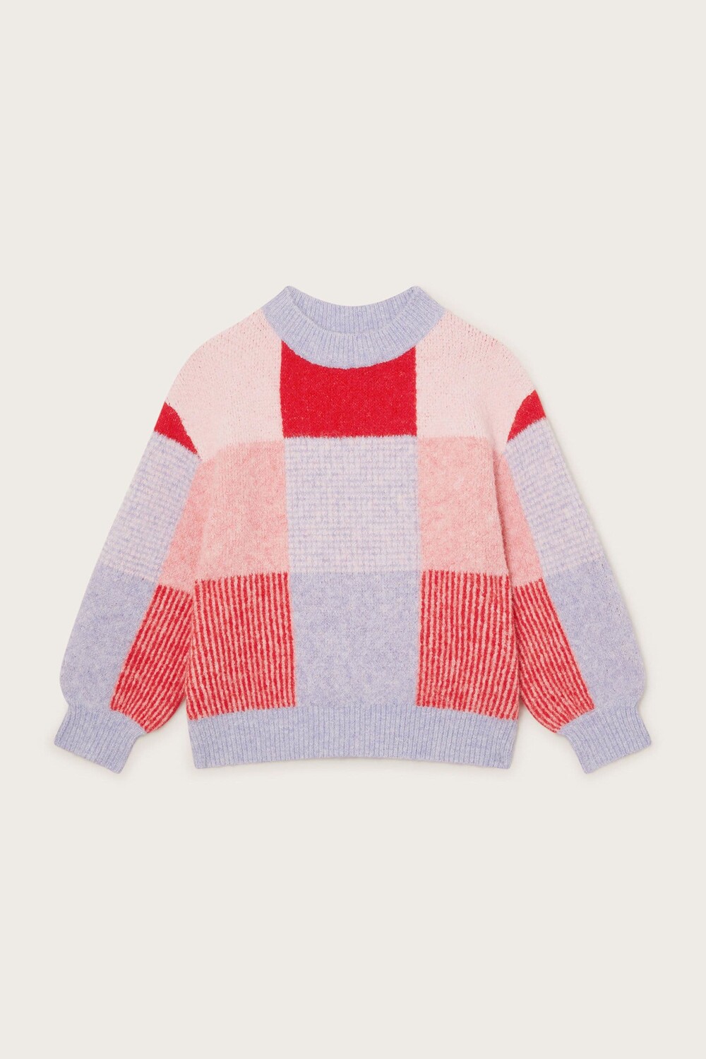 Джемпер с начесом и клетчатым принтом Monsoon, красный
Джемпер с начесом и клетчатым принтом Monsoon, красный