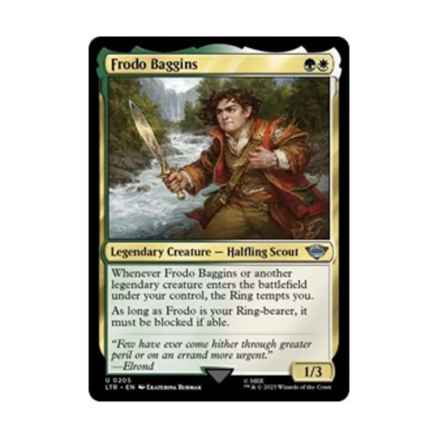 CCG Фродо Бэггинс (Ю), MTG - Universes Beyond: Lord of the Rings
CCG Фродо Бэггинс (Ю), MTG - Universes Beyond: Lord of the Rings