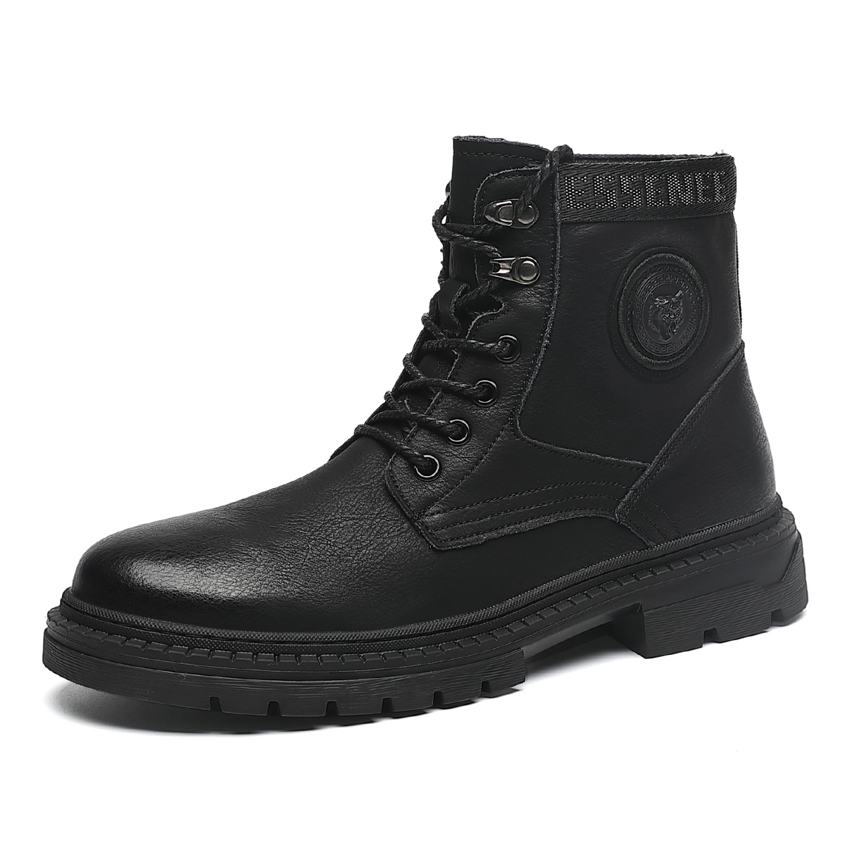 FAPAI Короткие мужские ботинки Martin до середины голени, черные
FAPAI Короткие мужские ботинки Martin до середины голени, черные