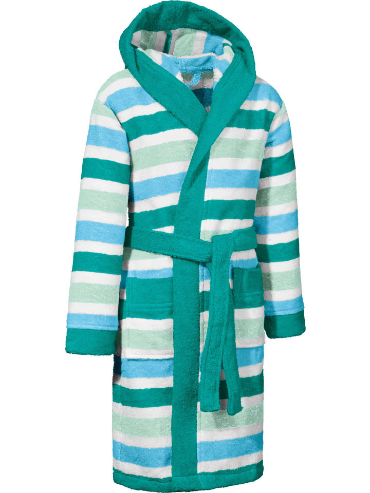 Erwin Müller Детский банный халат из махровой ткани с капюшоном, цвет «бензин»
Erwin Müller Детский банный халат из махровой ткани с капюшоном, цвет «бензин»