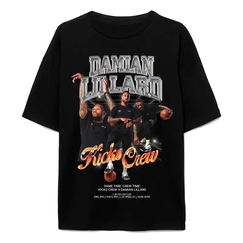 Футболка KICKS CREW x Damian Lillard T-Shirt 'Hong Kong Dame Time 004'
Футболка KICKS CREW x Damian Lillard T-Shirt 'Hong Kong Dame Time 004'