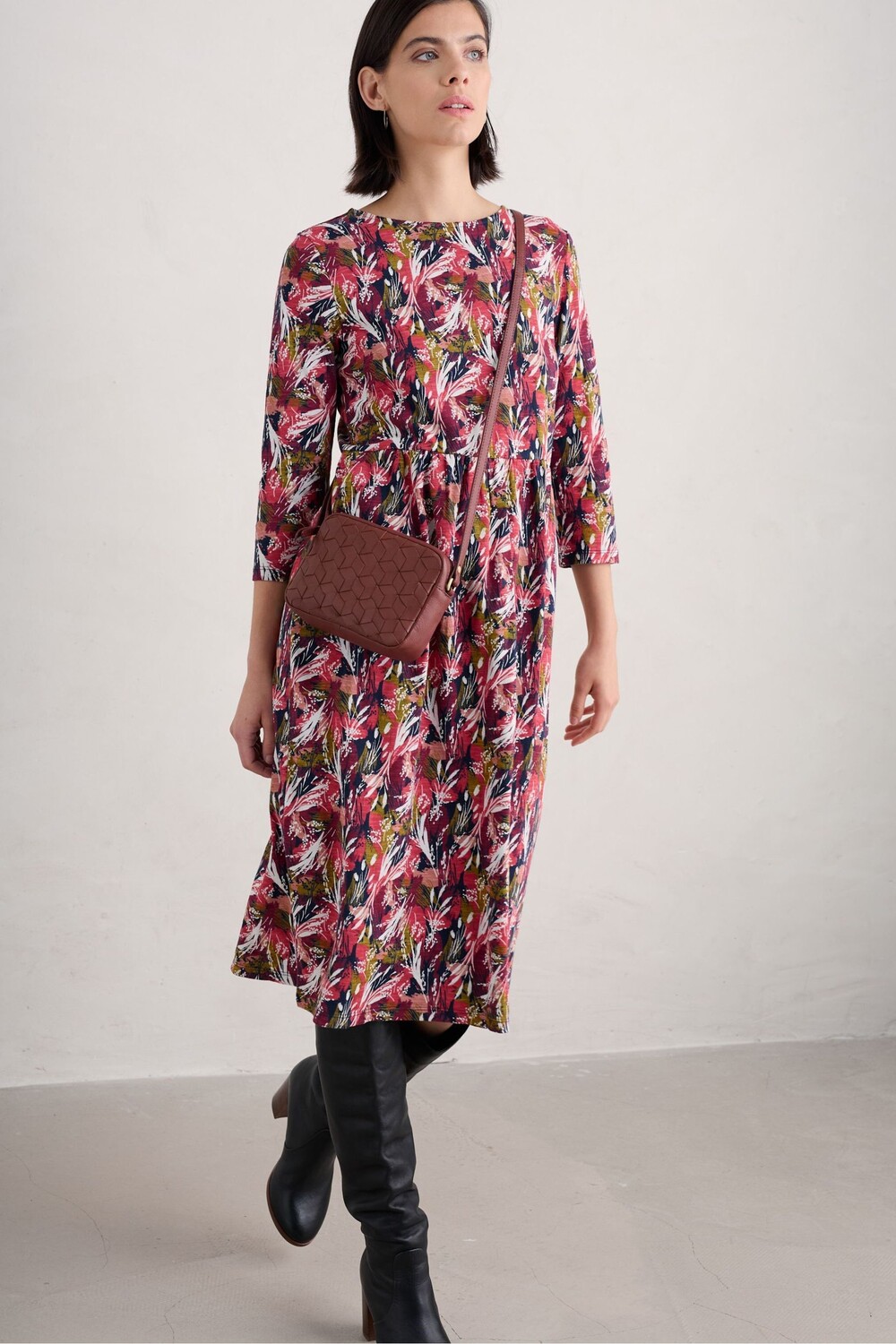 Платье из 100% хлопка с морским узором Seasalt Cornwall, розовый
Платье из 100% хлопка с морским узором Seasalt Cornwall, розовый