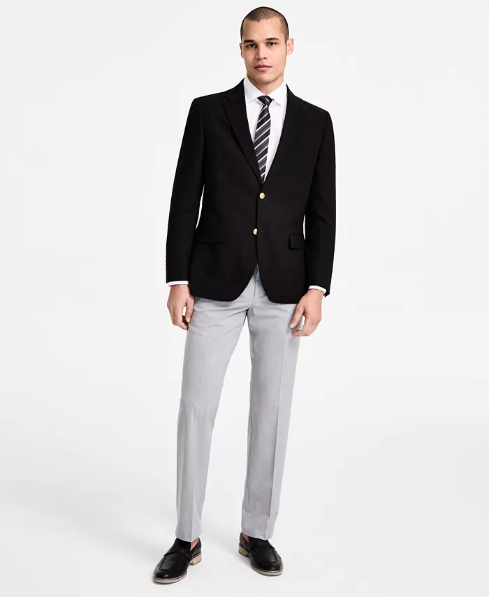 Мужской современный эластичный блейзер однотонный Nautica, черный
Мужской современный эластичный блейзер однотонный Nautica, черный