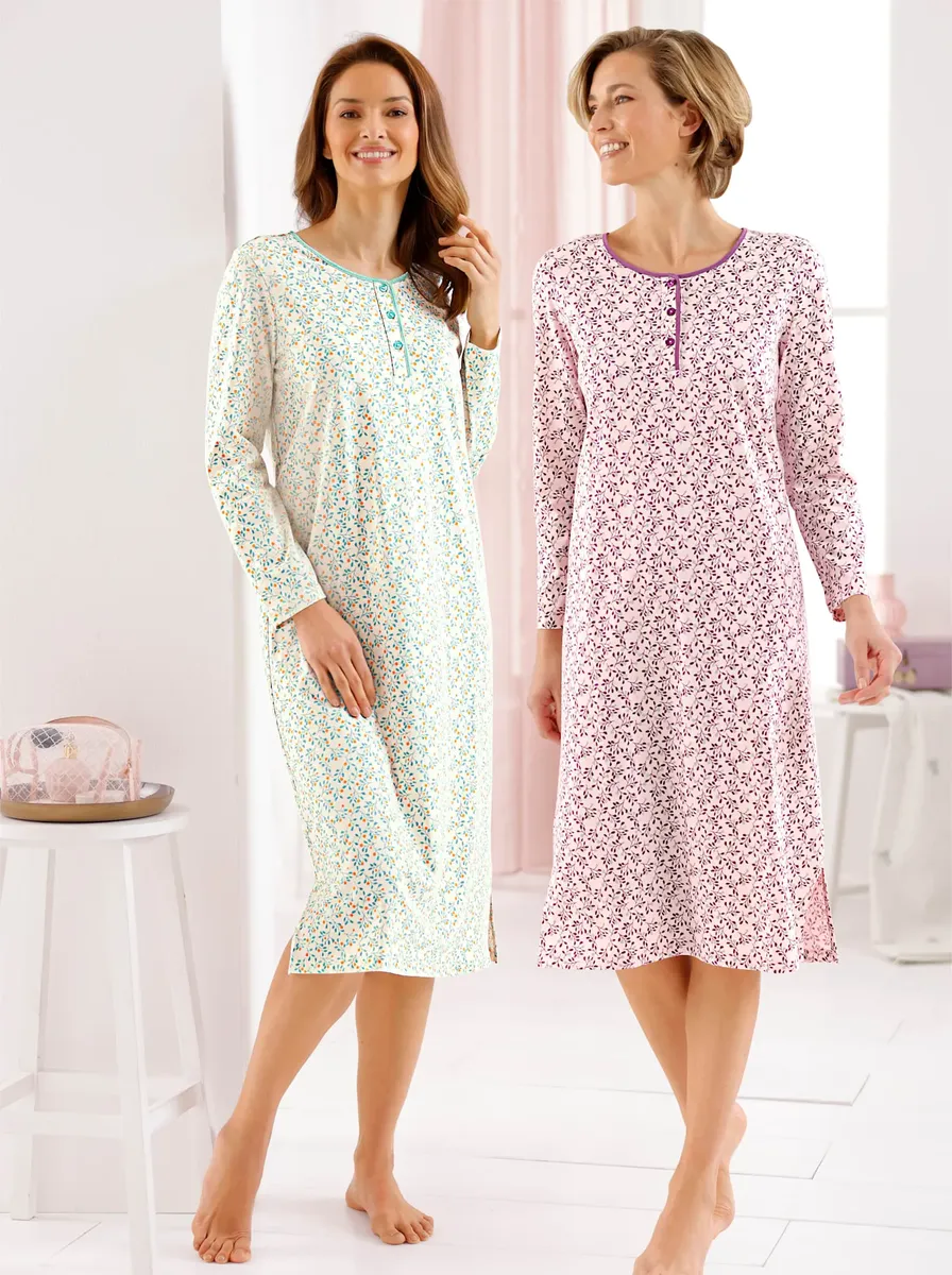 Ночная рубашка " Wäschepur" "Ночные рубашки", цвет Champagner-Bedruckt + Hellrosé-Bedruckt
Ночная рубашка " Wäschepur" "Ночные рубашки", цвет Champagner-Bedruckt + Hellrosé-Bedruckt