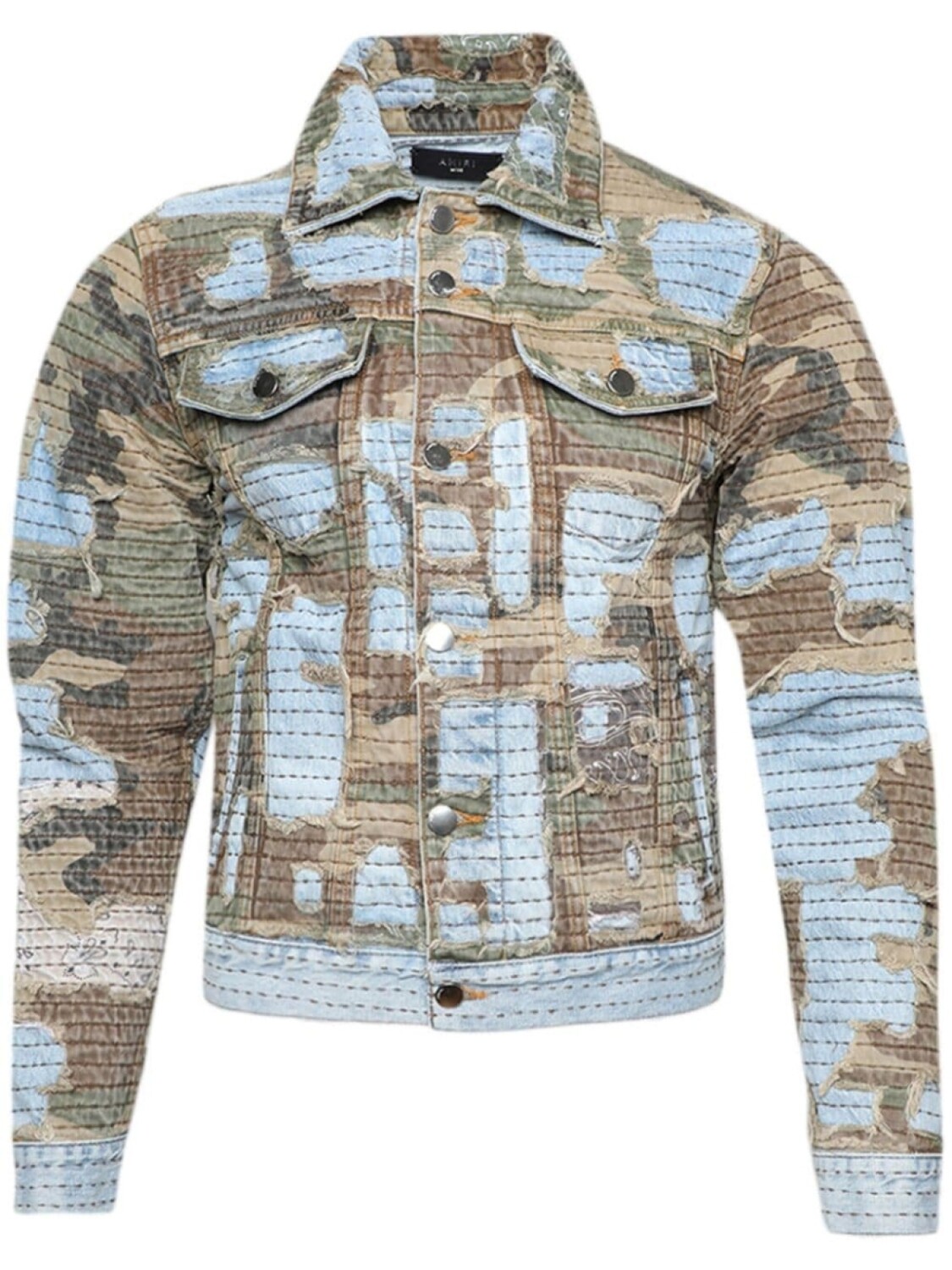 Джинсовая куртка Camo Boro Repair AMIRI, зеленый
Джинсовая куртка Camo Boro Repair AMIRI, зеленый