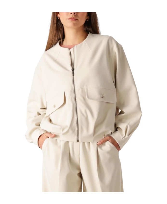 Свободная куртка-бомбер Summum Woman, бежевый
Свободная куртка-бомбер Summum Woman, бежевый