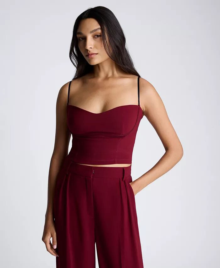 Женский топ-бюстье с вырезом в форме сердца Kenneth Cole, красный
Женский топ-бюстье с вырезом в форме сердца Kenneth Cole, красный