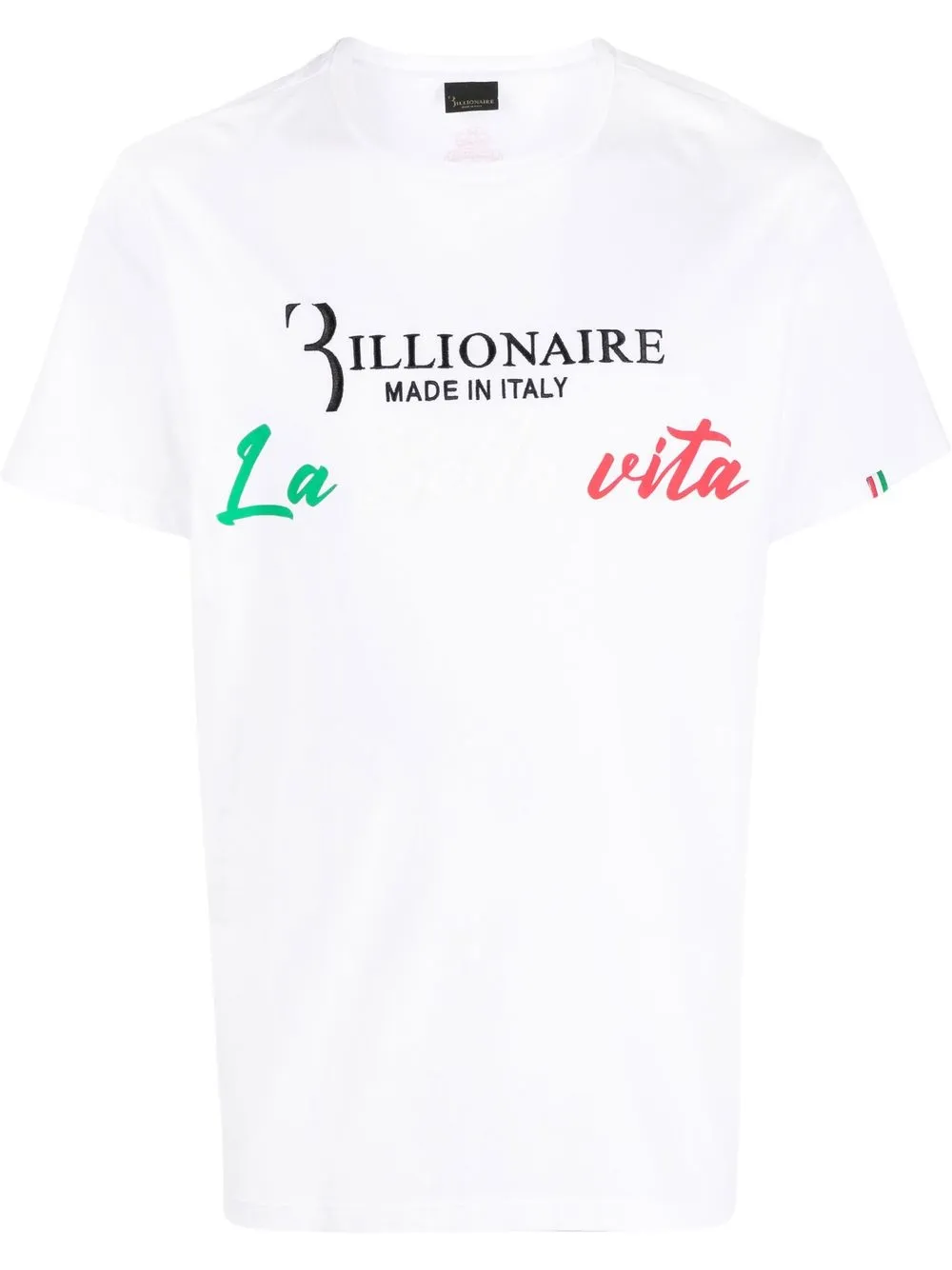 Футболка с логотипом Billionaire, белый
Футболка с логотипом Billionaire, белый