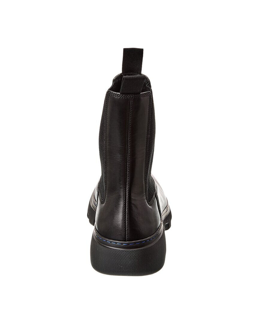 Кожаные ботинки челси Burberry Creeper, черный
Кожаные ботинки челси Burberry Creeper, черный