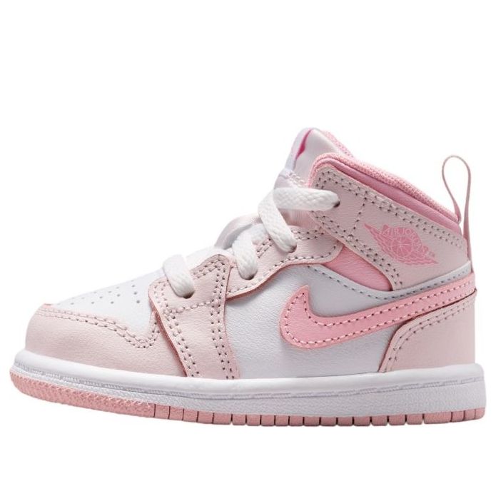 Кроссовки (TD) Air Jordan 1 Mid 'Pearl Pink White'
Кроссовки (TD) Air Jordan 1 Mid 'Pearl Pink White'