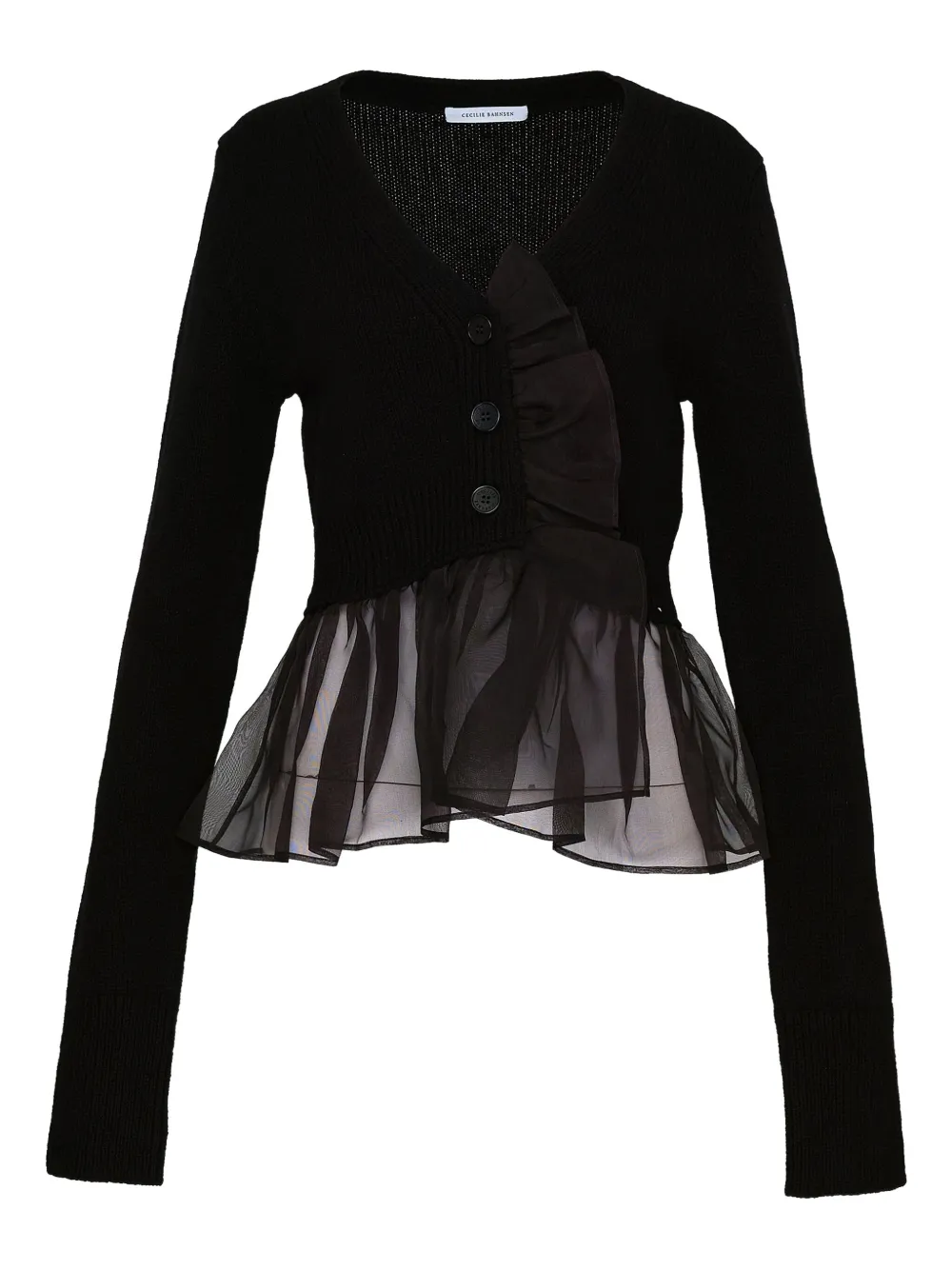 Кардиган Phlox с оборками Cecilie Bahnsen, черный
Кардиган Phlox с оборками Cecilie Bahnsen, черный