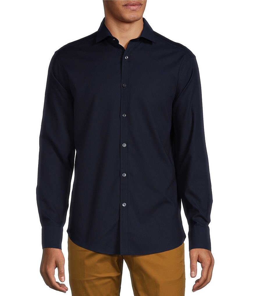 Мурано Big & Tall Wardrobe Essentials Рубашка Добби из эластичной ткани с длинными рукавами Murano, синий
Мурано Big & Tall Wardrobe Essentials Рубашка Добби из эластичной ткани с длинными рукавами Murano, синий