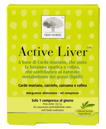 Active Liver 60 таблеток Добавка для печени с расторопшей New Nordic
Active Liver 60 таблеток Добавка для печени с расторопшей New Nordic