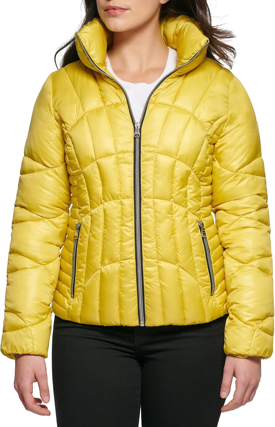 GUESS женские осенние куртки, пуховик, стеганые куртки для женщин, Highlighter
GUESS женские осенние куртки, пуховик, стеганые куртки для женщин, Highlighter