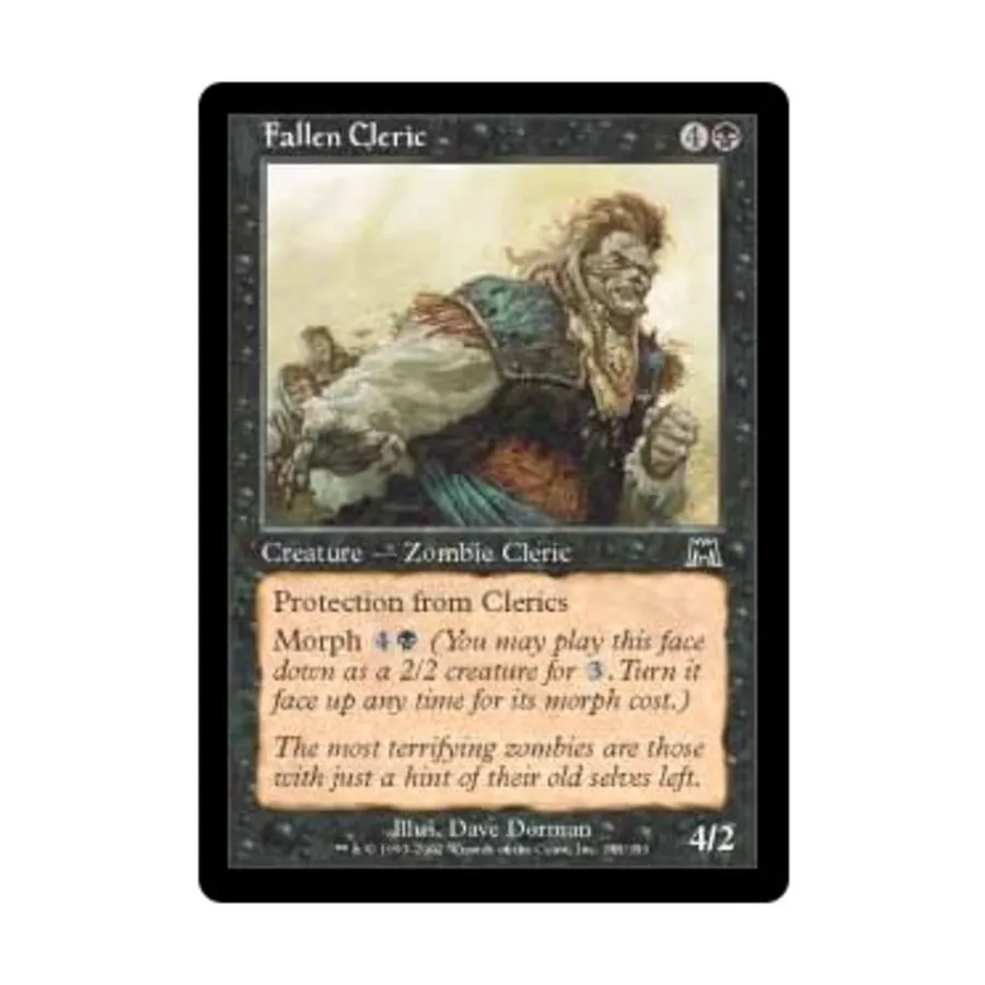 CCG Падший священнослужитель (С) (фольга), MTG - Onslaught
CCG Падший священнослужитель (С) (фольга), MTG - Onslaught