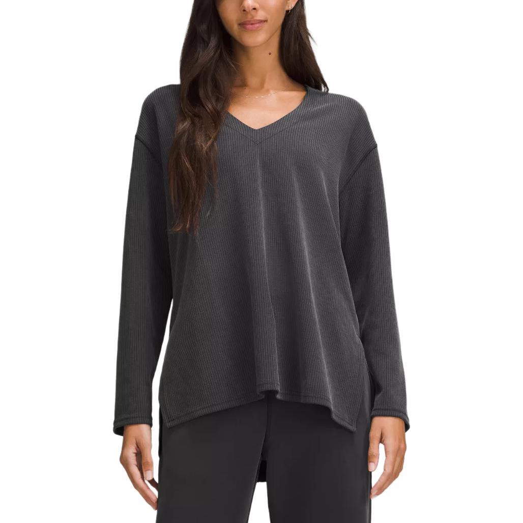 Lululemon Топ Softstreme Relaxed Long Sleeve Knitwear Women's Brown
Lululemon Топ Softstreme Relaxed Long Sleeve Knitwear Women's Brown