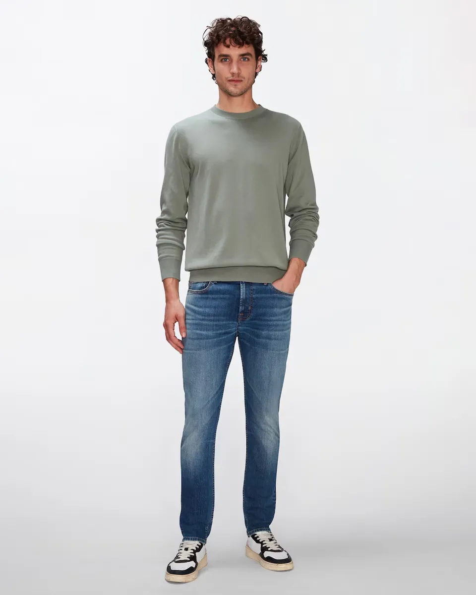 Мужские узкие джинсы средней посадки в синем цвете индиго 7 For all mankind, синий
Мужские узкие джинсы средней посадки в синем цвете индиго 7 For all mankind, синий